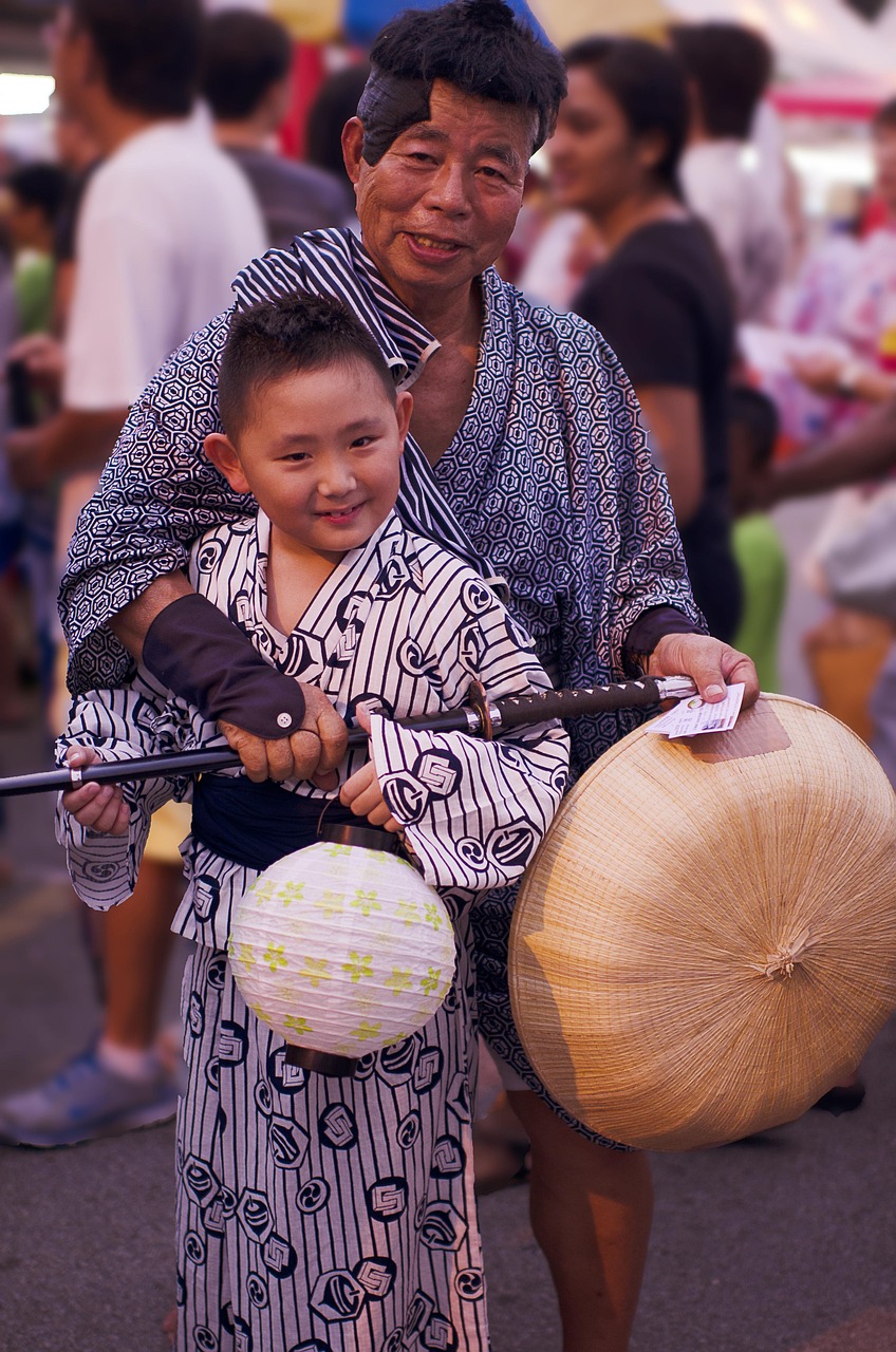 地域のお祭りでの一枚